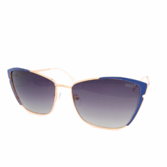Óculos de Sol Feminino Next Azul/Dourado Gatinho N82565 C6 59