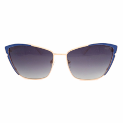 Óculos de Sol Feminino Next Azul/Dourado Gatinho N82565 C6 59