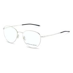 Armação para Óculos Unissex Porsche Design Cromado Redondo P8387 C 53