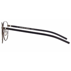 Armação para Óculos Masculino Porsche Design Cinza Chumbo Redondo P8756 D 51
