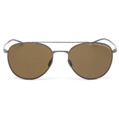 Óculos de Sol Masculino Porsche Design Cinza Chumbo Redondo P8947 D 56