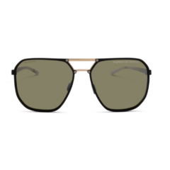 Óculos de Sol Masculino Porsche Design Preto Fosco Piloto P8971 A 61