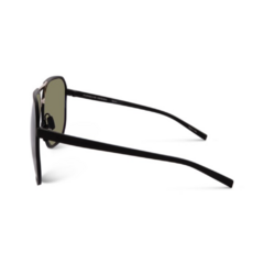 Óculos de Sol Masculino Porsche Design Preto Fosco Piloto P8971 A 61