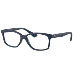 Armação para Óculos Infantil Ray-Ban Azul Escuro Quadrado RB1583L 3800 48