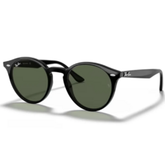 Óculos de Sol Masculino Ray-Ban Preto Redondo RB2180L 601/71 51