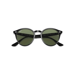 Óculos de Sol Masculino Ray-Ban Preto Redondo RB2180L 601/71 51