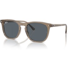 Óculos de Sol Masculino Ray-Ban Marrom Cristal Clip-On RB2210 6765/R5 53