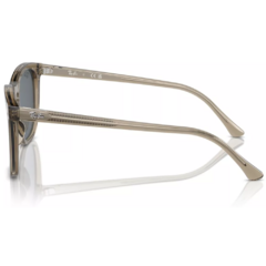Óculos de Sol Masculino Ray-Ban Marrom Cristal Clip-On RB2210 6765/R5 53
