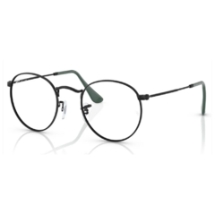 Armação para Óculos Unissex Ray-Ban Preto Redondo RB3447V 2509 50