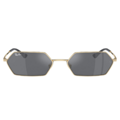 Óculos de Sol Feminino Ray-Ban Dourado Hexagonal RB3728 9213/6V 58