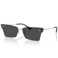 Óculos de Sol Feminino Ray-Ban Dourado Três Peças RB3730 9213/87 64
