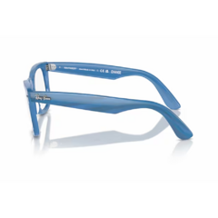 Armação para Óculos Feminino Ray-Ban Azul Cristal Quadrado RB4340V 8384 50