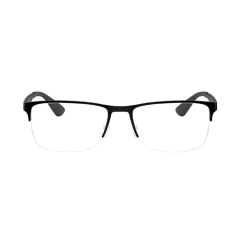 Armação para Óculos Masculino Ray-Ban Preto Fosco Retangular RB6335 2503 58