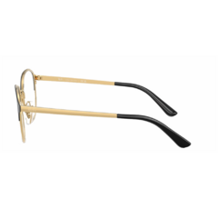 Armação para Óculos Unissex Ray-Ban Preto/Dourado Redondo RB6526L 2991 53