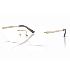 Armação para Óculos Feminino Ray-Ban Dourado Três Peças RB6535L 2500 55