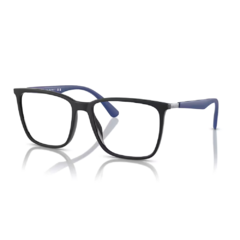 Armação para Óculos Masculino Ray-Ban Preto Fosco Quadrado RB7219L 5565 57