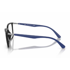 Armação para Óculos Masculino Ray-Ban Preto Fosco Quadrado RB7219L 5565 57