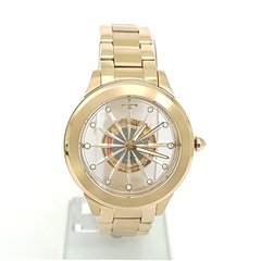 Relógio de Pulso Feminino Technos Dourado Redondo F03101AA/K4W