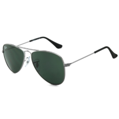Óculos de Sol Infantil Ray-Ban Prata Aviador RJ9506S 200/71 50
