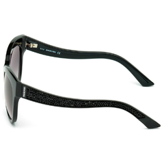Óculos de Sol Feminino Swarovski Preto Gatinho SK0110 01B 54
