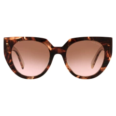 Óculos de Sol Feminino Prada Mesclado Marrom Gatinho SPR14W 01R-0A6 52