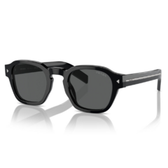Óculos de Sol Masculino Prada Preto Hexagonal SPRA16S 16K-731 52