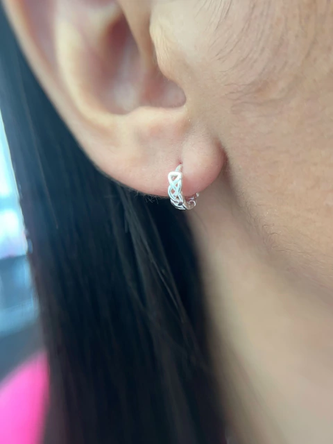 Argola Trançada Click 9mm