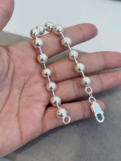 Pulseira Bolas 8mm 18cm - comprar online