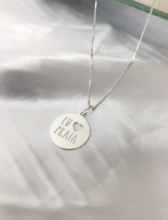 Pingente Eu Amo Praia