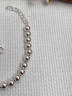 Pulseira Bolas 6mm Unissex - comprar online
