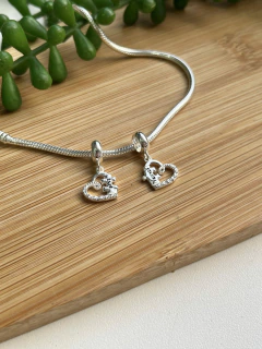 Berloques Amizade Corações e Quebra Cabeça Best Friends