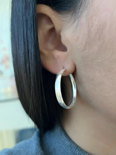 Argola Redonda Lisa Grossa 35mm