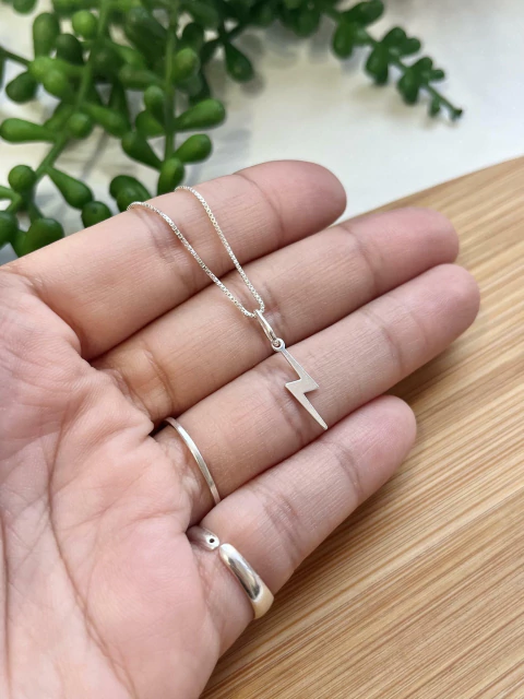 Colar Raio Liso 16mm 40cm