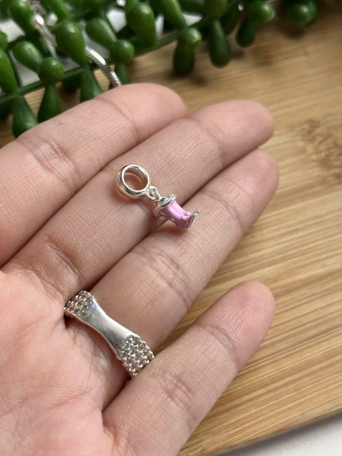 Berloque Botas Resinadas 9mm