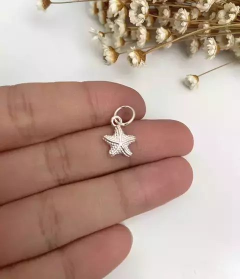 Pingente Estrela do Mar Trabalhado 10mm