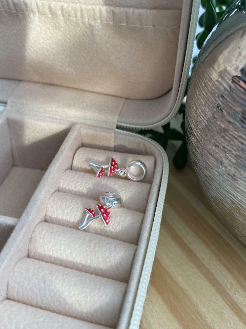 Berloque Cogumelo Vermelho