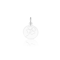 Pingente Medalha Trevo 12mm