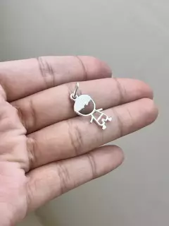 Pingente Menino Vazado 18x10mm - comprar online