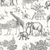 Empapelado Toile Safari. en internet