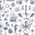 Empapelado Toile Marino. - Sagrada | Hogar & Diseño