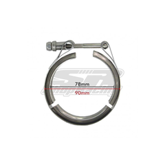 ABRAÇADEIRA V-BAND / V-CLAMP 2 1/2" INOX - METAL HORSE