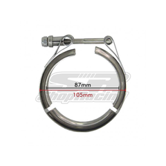 ABRAÇADEIRA V-BAND / V-CLAMP 3" INOX - METAL HORSE