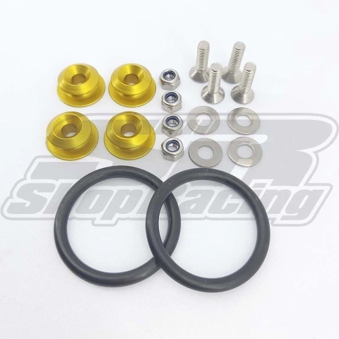 ANILHA PARA-CHOQUE DOURADA COM PARAFUSO