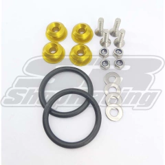 ANILHA PARA-CHOQUE DOURADA COM PARAFUSO - comprar online