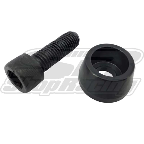 ARRUELA AÇO PRETA COM PARAFUSO 12.9 / 35MM P/ POLIA DO COMANDO AP - RGTX