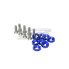 ARRUELA AZUL COM PARAFUSO M6 (8 PÇS) - METAL HORSE