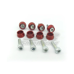 ARRUELA VERMELHA COM PARAFUSO M8 (8 PÇS) - POKE PARTS - comprar online