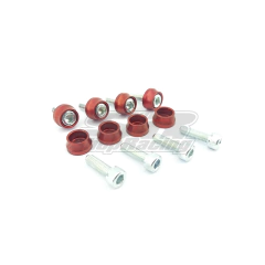 ARRUELA VERMELHA COM PARAFUSO M8 (8 PÇS) - POKE PARTS na internet