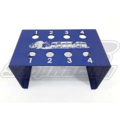 BORD SUPORTE DE VELAS 4CIL AZUL - JAVA