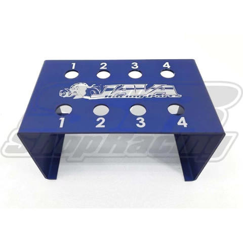 BORD SUPORTE DE VELAS 4CIL AZUL - JAVA